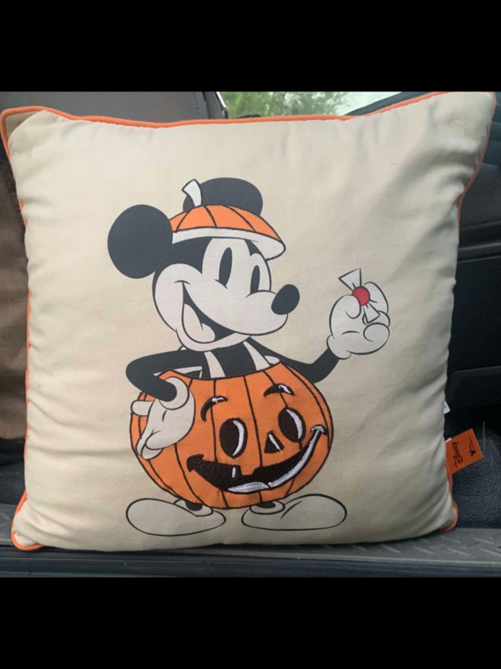Mickey Mouse Halloween pillow